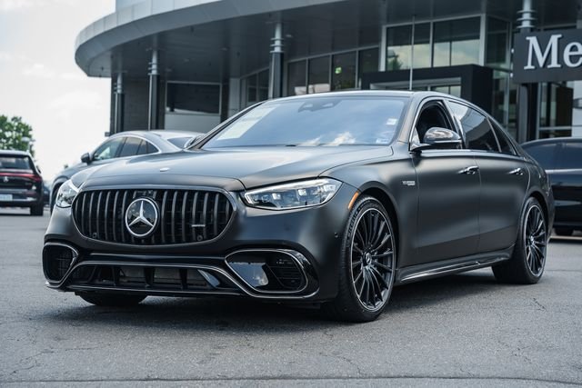 Certified Used 2025 Obsidian Black Metallic Mercedes-Benz S 63 E AMG® image 3