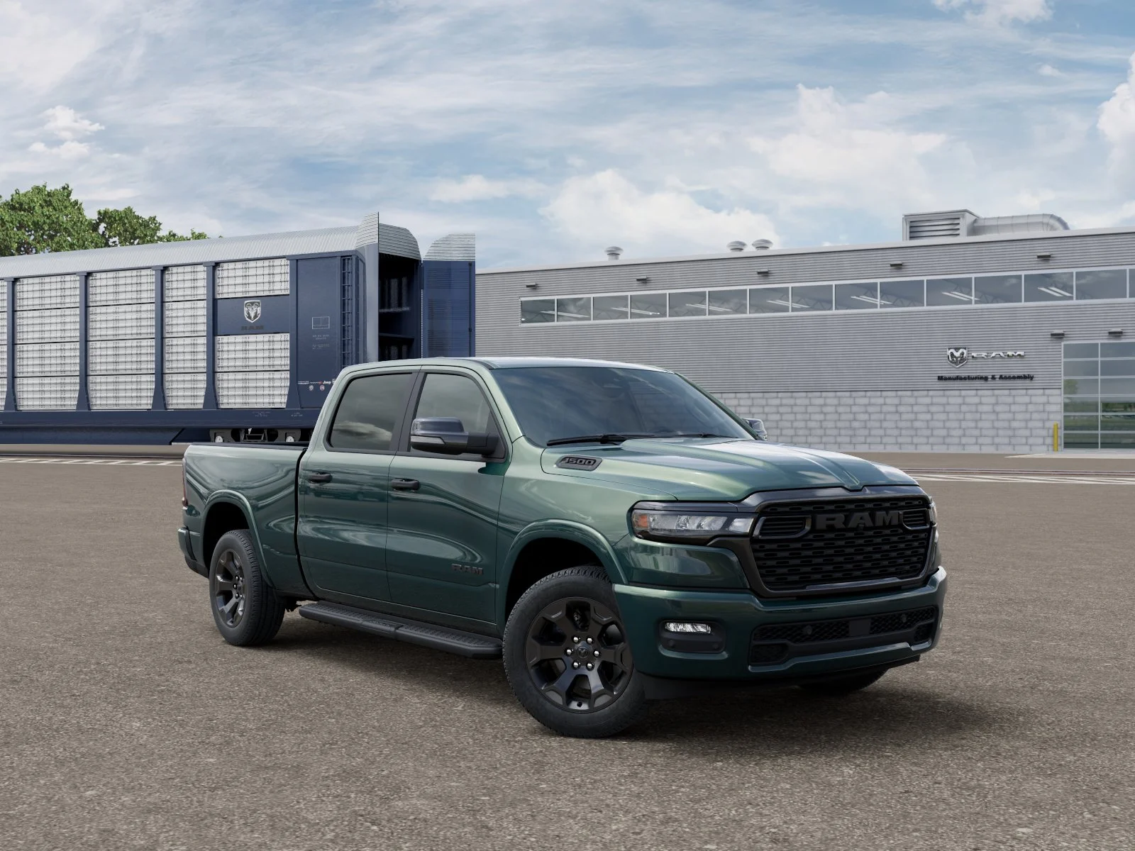 New 2026 Serrano-Green Metallic Exterior Paint RAM Big Horn/Lone Star image 3