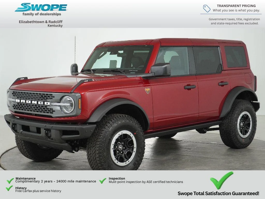 New 2026 Ruby Red Metallic Tinted Clearcoat Ford Badlands® image 10