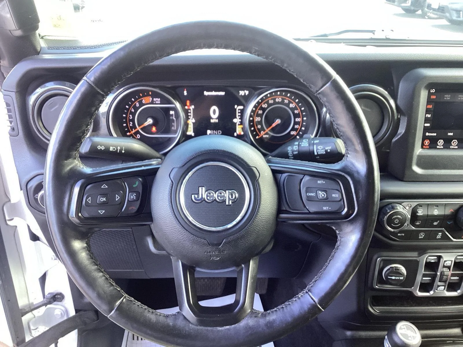 Used 2021 Bright White Clearcoat Jeep Unlimited Sport Altitude image 15