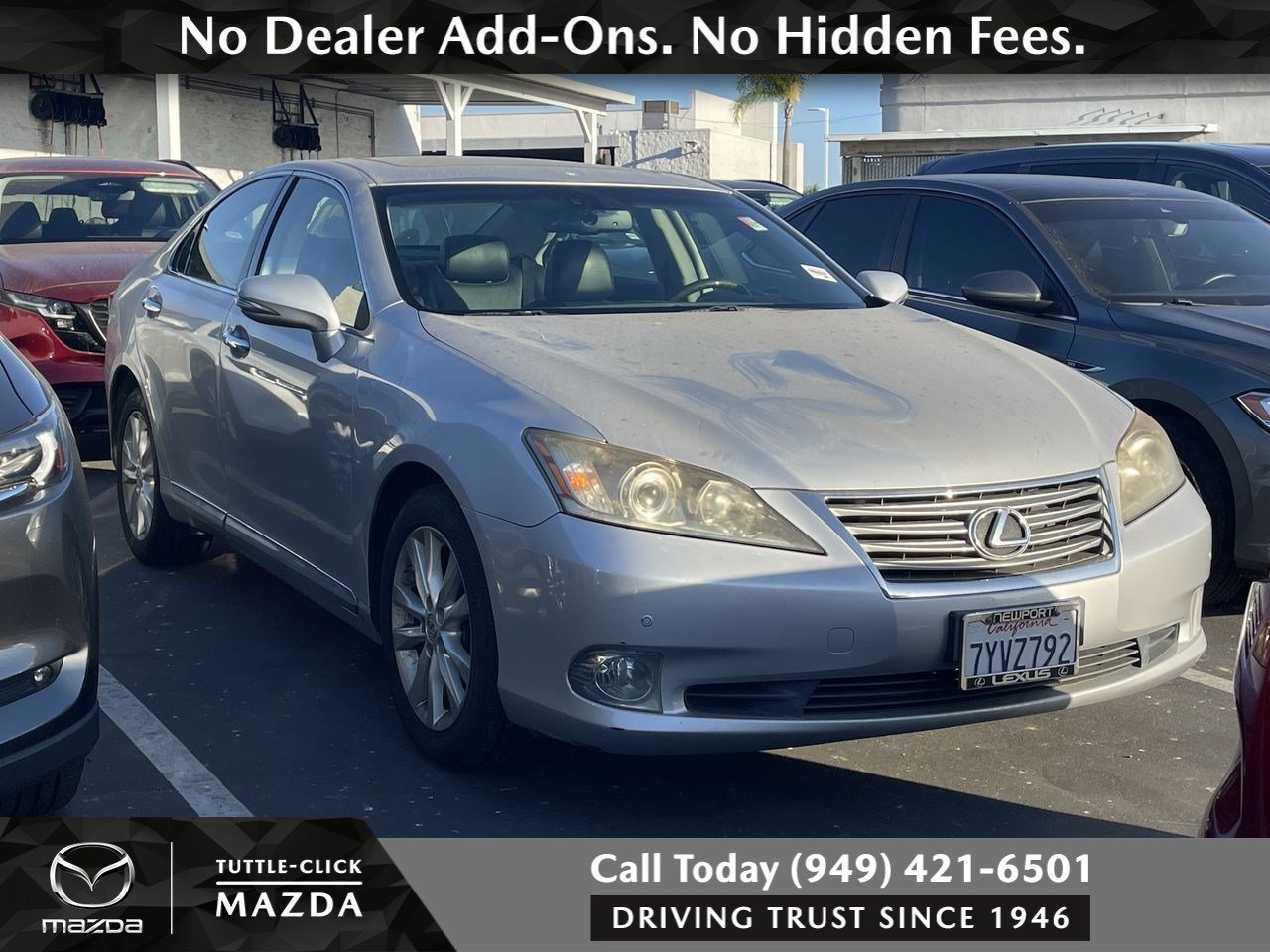 Used 2012 TUNGSTEN PEARL Lexus 4DR SDN image 1