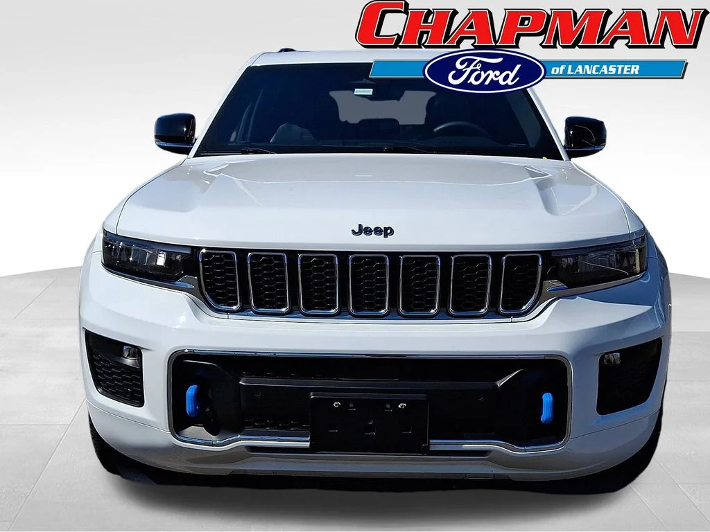 Used 2022 Bright White Clearcoat Jeep Overland 4xe image 2