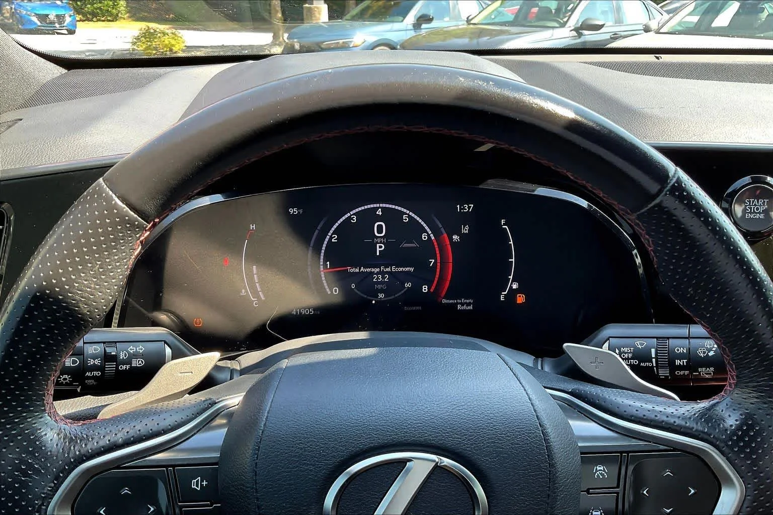 Used 2022 Cloudburst Gray Lexus F SPORT Handling image 25