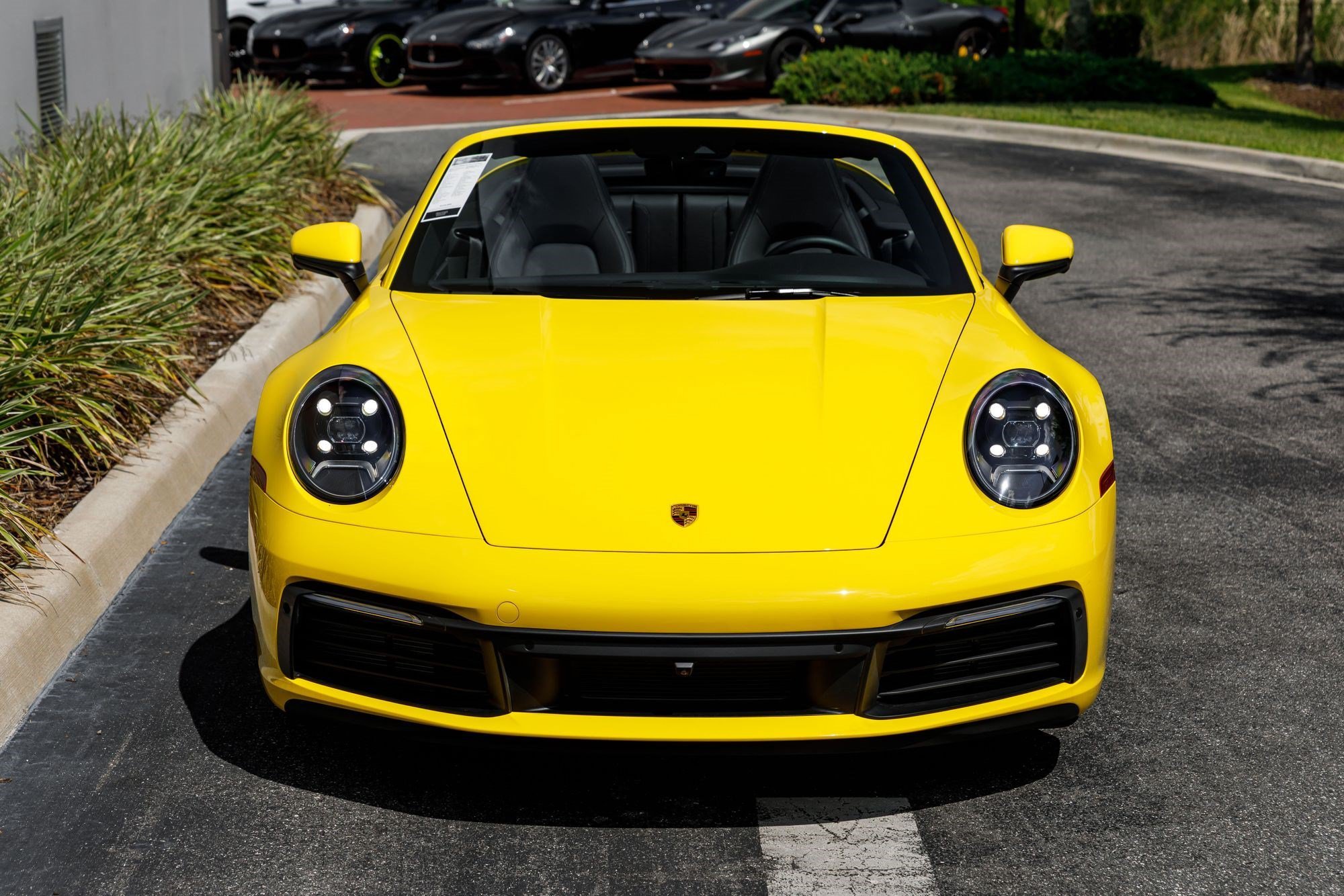 Used 2022 Racing Yellow Porsche Carrera image 2