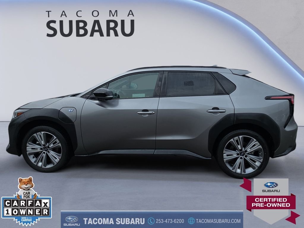 Certified 2023 Subaru SOLTERRA Limited with VIN JTMABABA0PA015449 for sale in Tacoma, WA