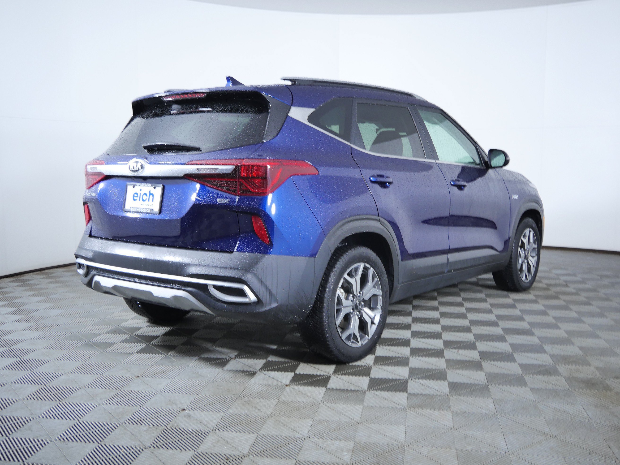 Used 2021 Dark Ocean Blue Kia EX image 7