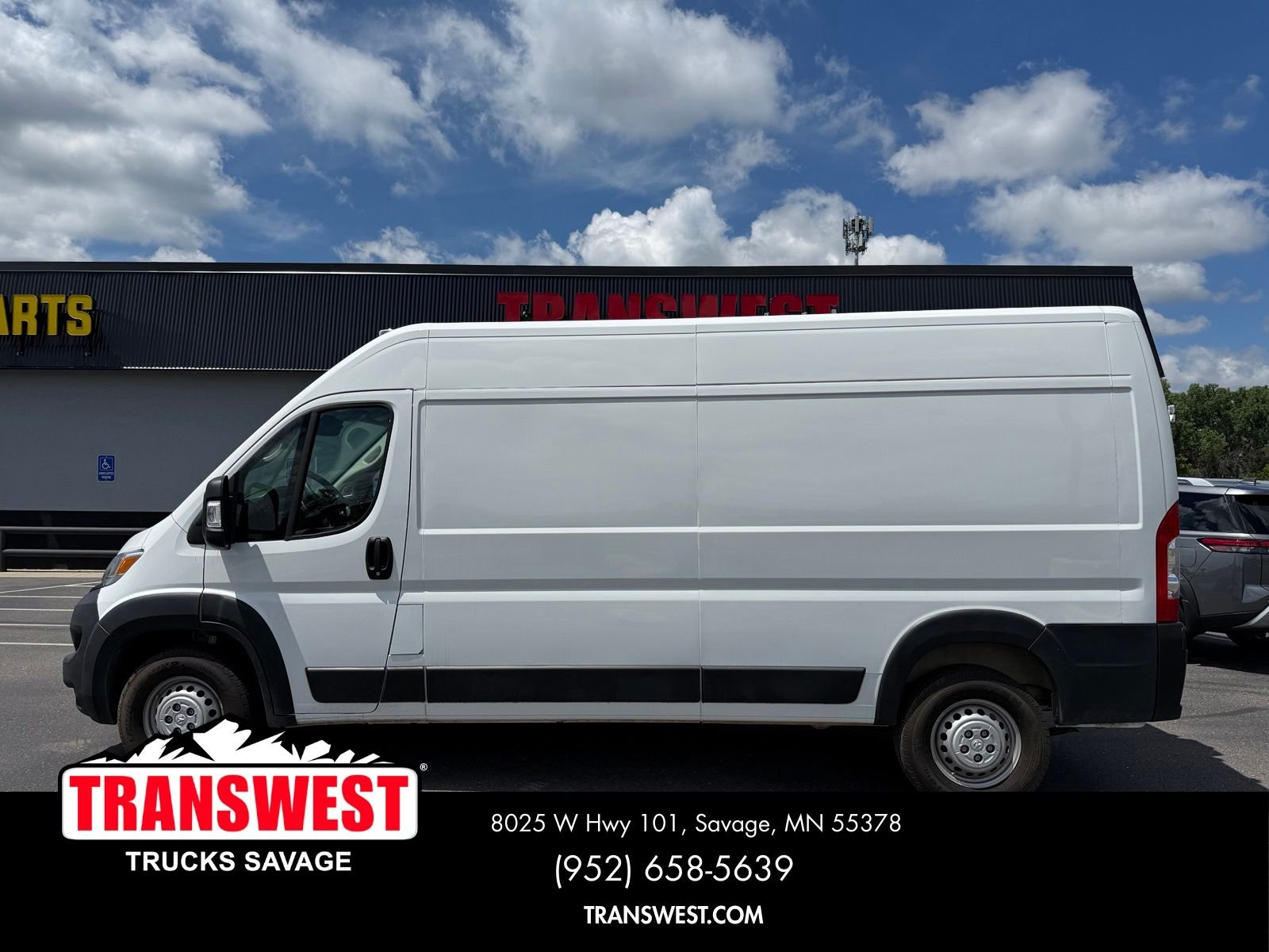 Used 2025 RAM ProMaster Cargo Van Base with VIN 3C6LRVDG4SE504690 for sale in Minneapolis, Minnesota