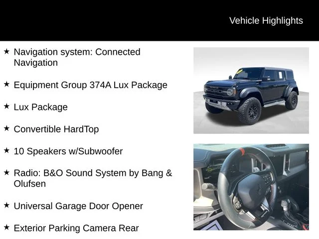 Used 2023 Black Ford Raptor image 7