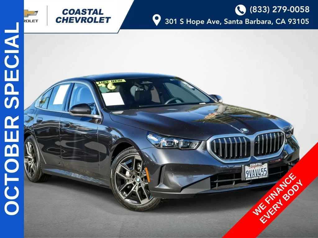 Used 2026 Gray BMW 530i xDrive image 1