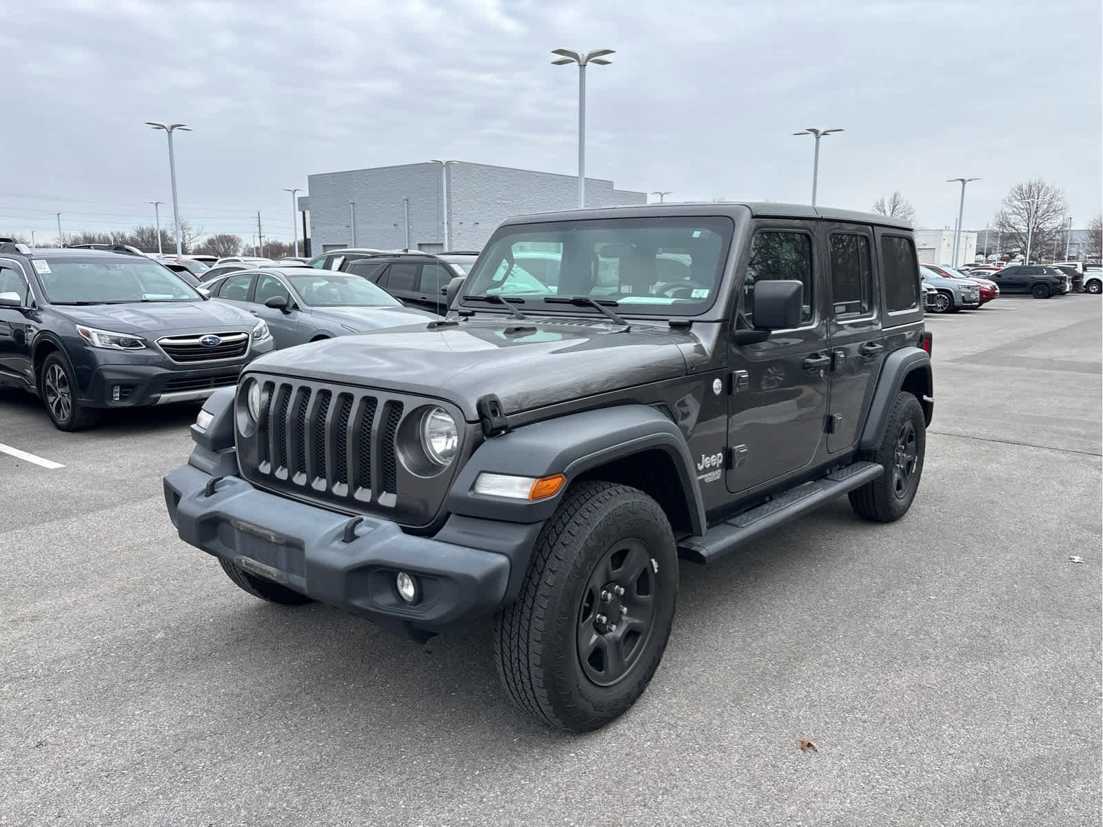 Used 2018 Jeep All-New Wrangler Unlimited Sport with VIN 1C4HJXDGXJW142127 for sale in Kansas City