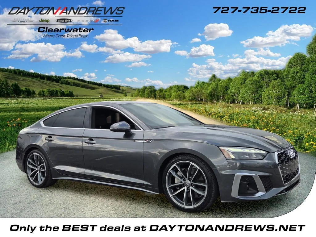 Used 2021 Gray Audi 45 S line Premium Plus image 1