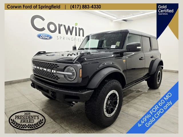 Certified Used 2023 Shadow Black Ford Badlands image 1