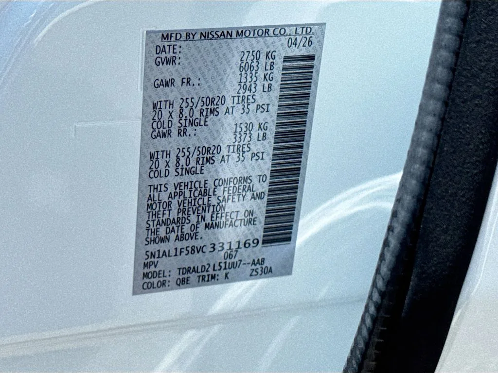 New 2027 RADIANT WHITE INFINITI Luxe FWD image 35