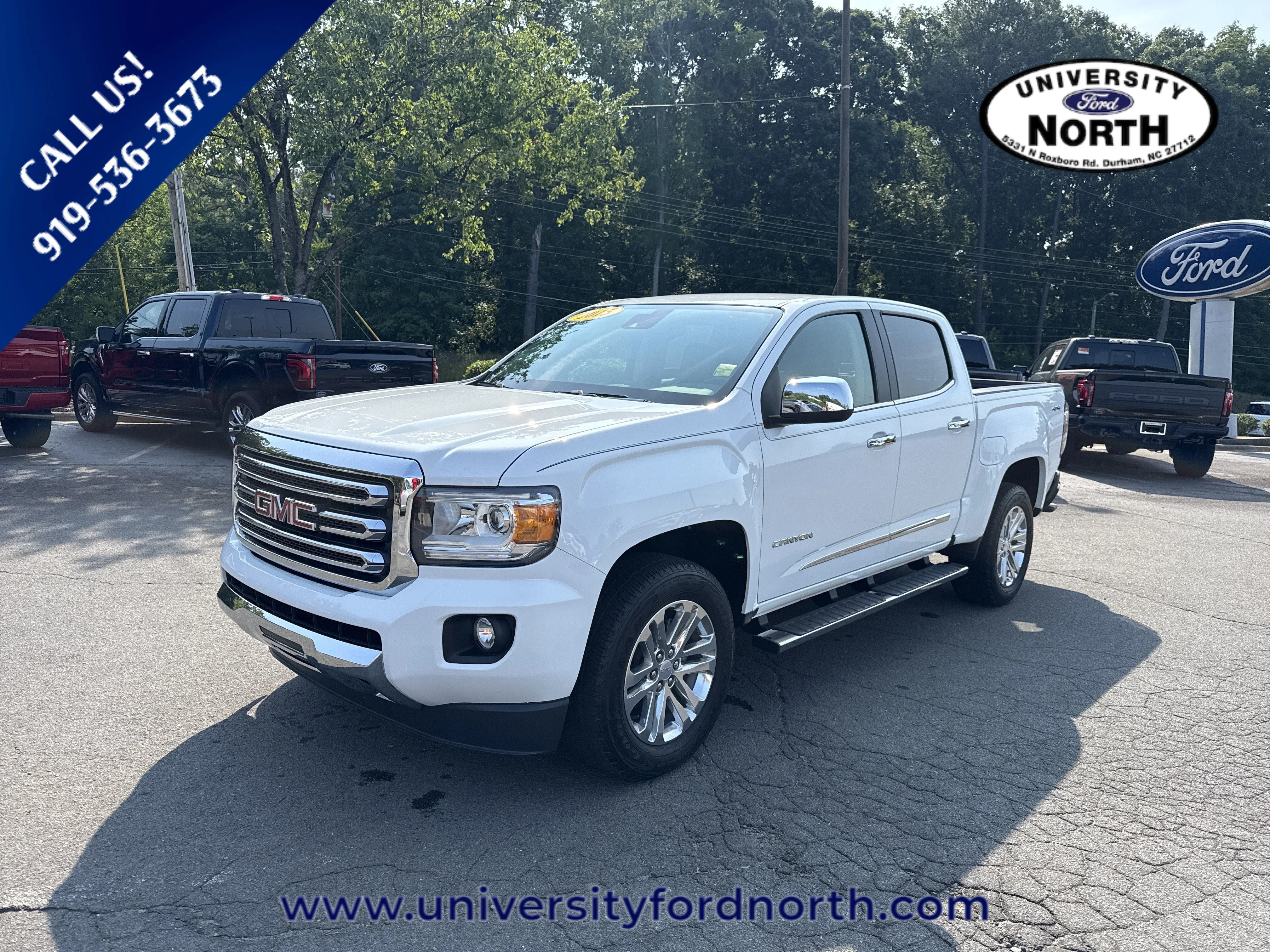 Used 2015 Summit White GMC 4WD SLT image 3