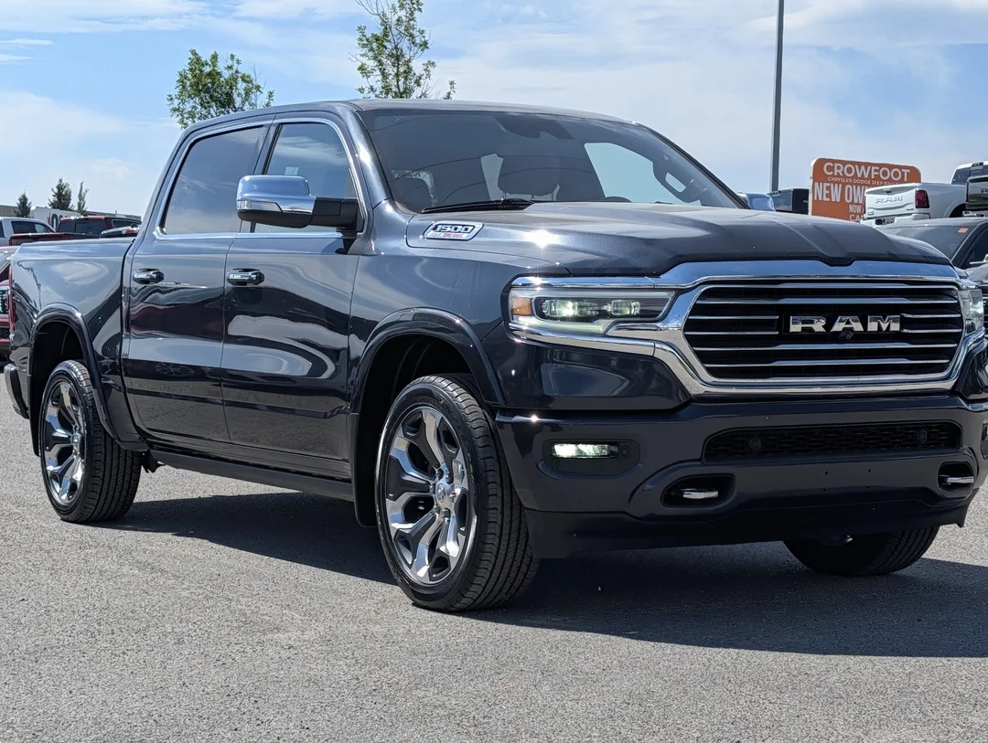 Certified Used 2020 Silver RAM Longhorn - 4x4 - EcoDiesel - Panoramic Sunroof - Heated Leather Seats & More! image 2