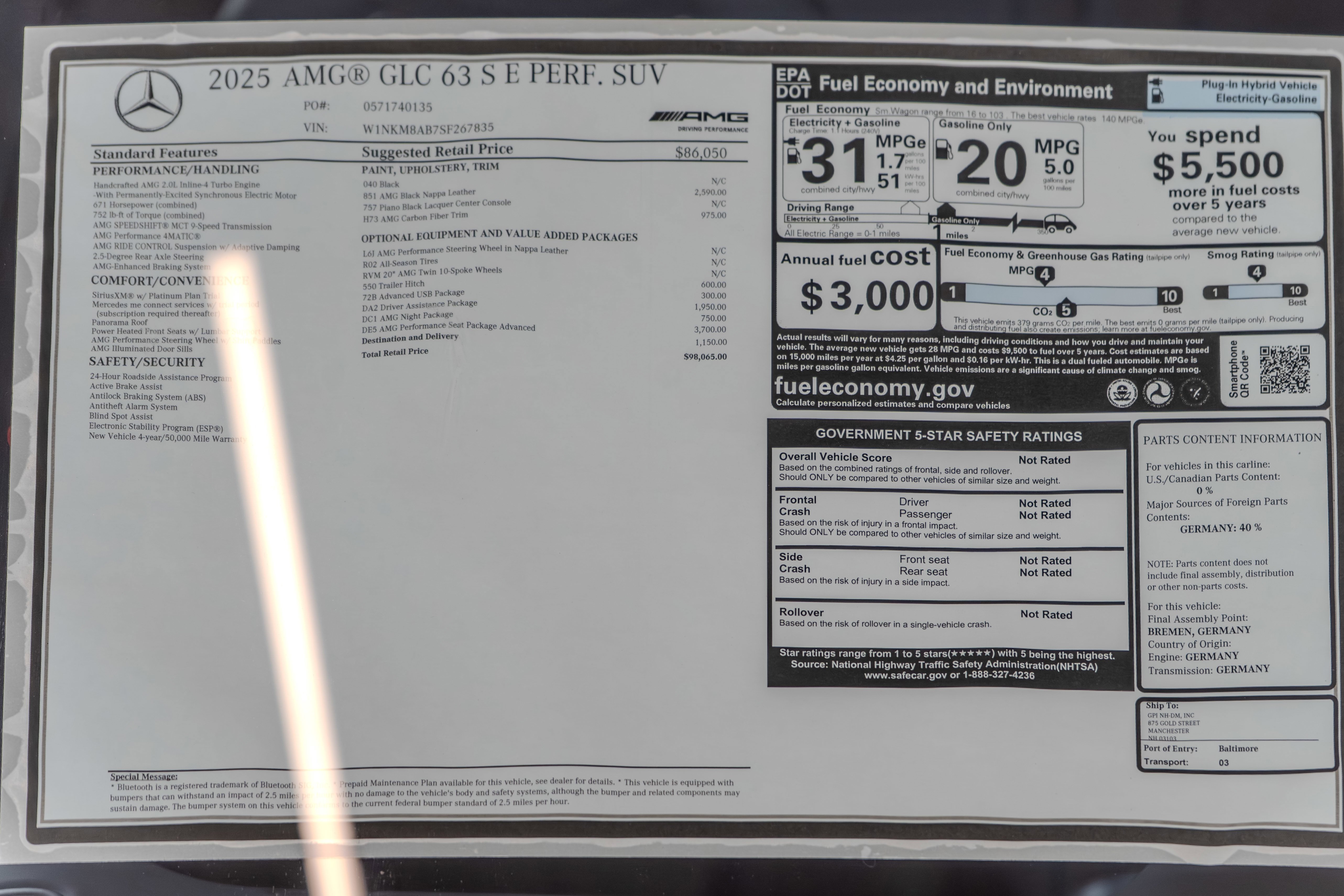 2025 Mercedes-Benz GLC AMG GLC63 S - Photo 70