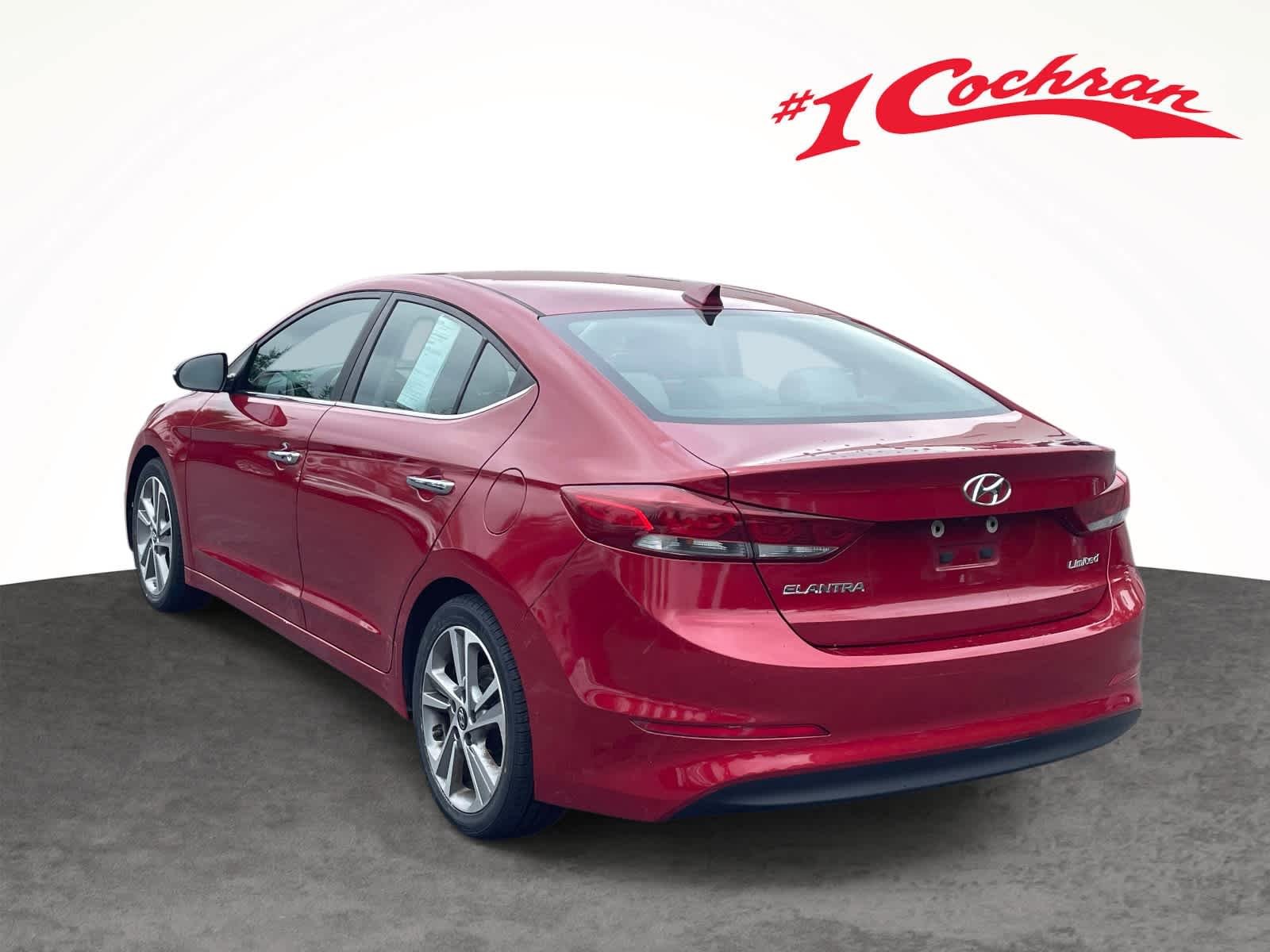 Used 2017 Scarlet Red Pearl Hyundai Limited image 9