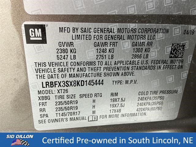 Used 2019 BRONZE ALLOY METALLIC Buick Premium image 14