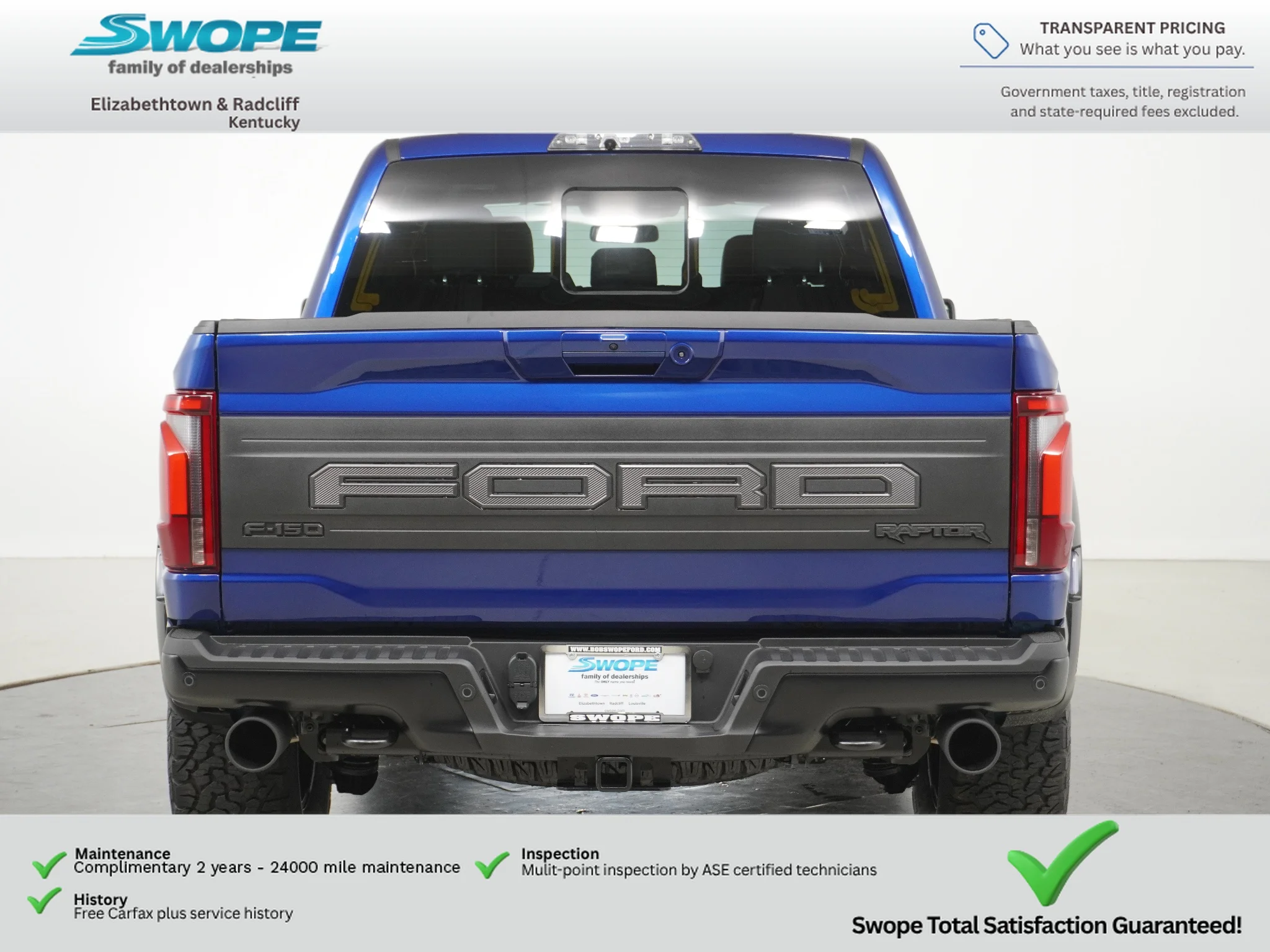 New 2026 Argon Blue Metallic Ford Raptor image 4