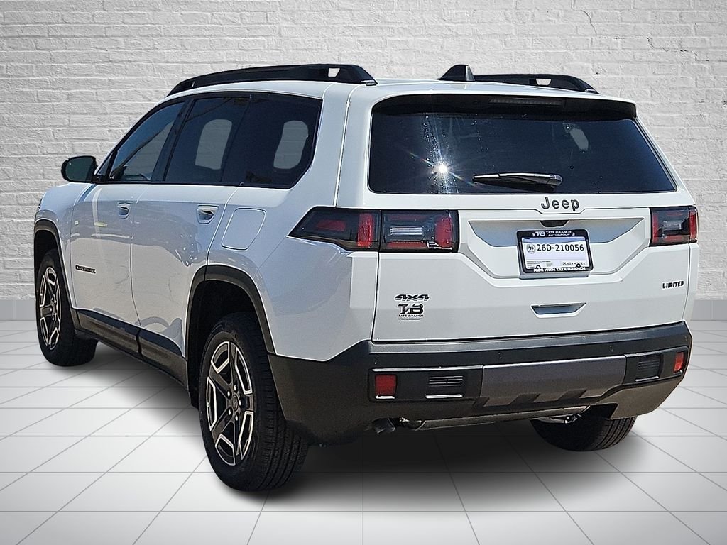 New 2026 Bright White Clear-Coat Exterior Paint Jeep Limited image 3