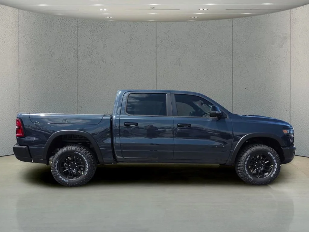 New 2026 Forged Blue Metallic Exterior Paint RAM Rebel image 3