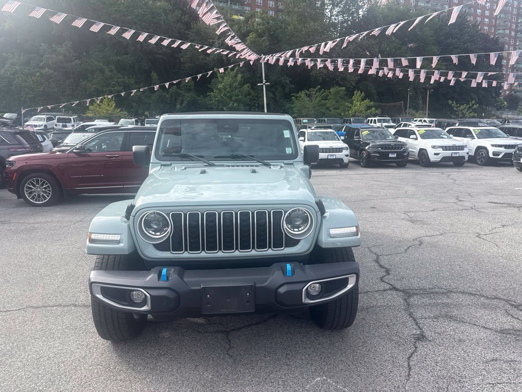 Used 2024 Gray Jeep Sahara 4xe image 2