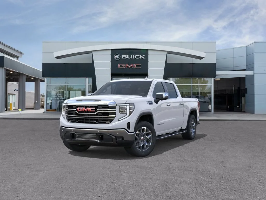 New 2026 Glacier White Tricoat GMC SLT image 8