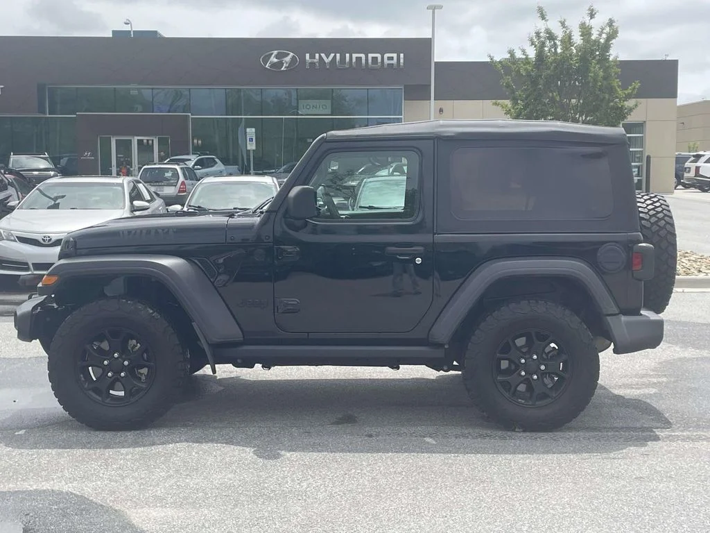 Used 2021 Black Clearcoat Jeep Willys Sport image 24