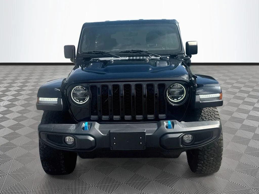 Used 2022 Black Jeep Unlimited Rubicon 4xe image 2