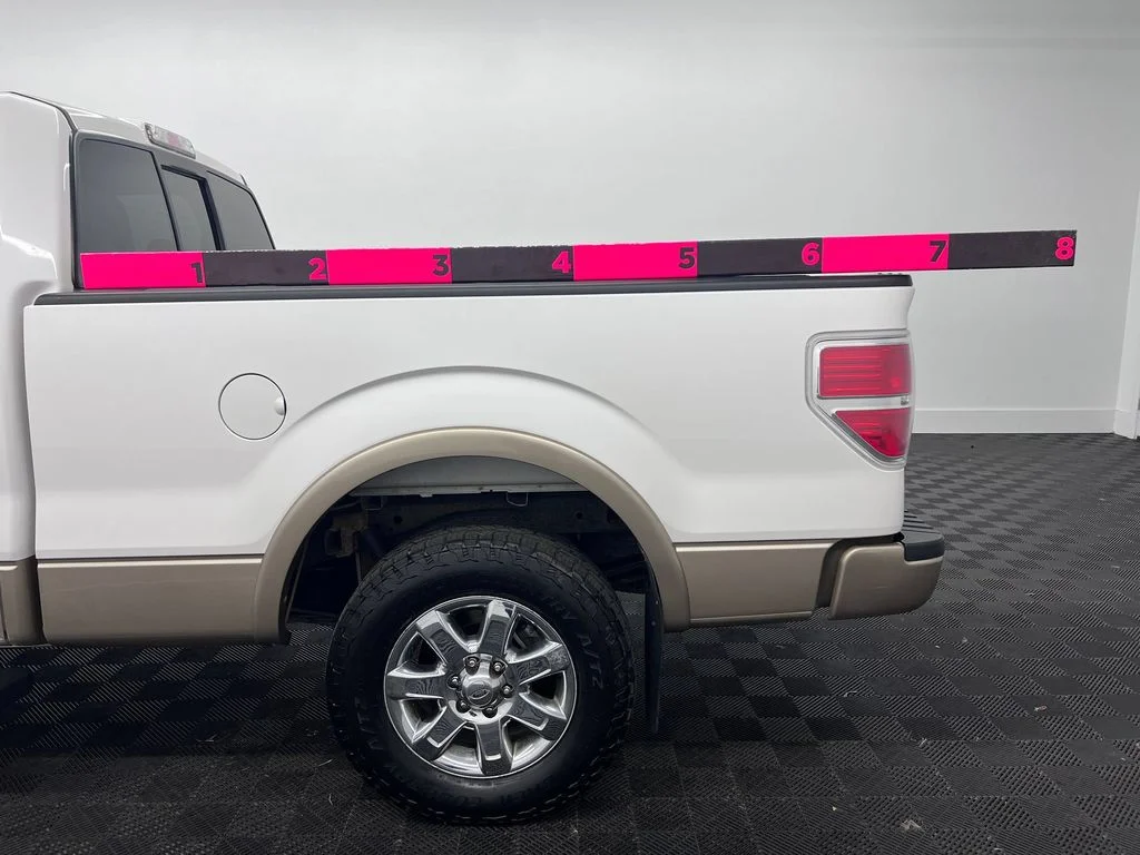 Used 2013 White Platinum Metallic Tri-Coat Ford Lariat image 26