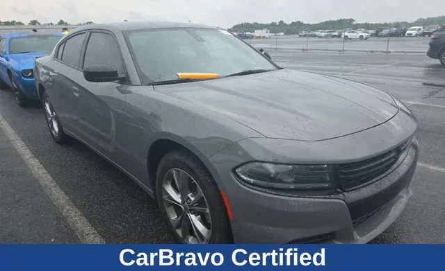 Used 2023 Gray Dodge SXT AWD image 1