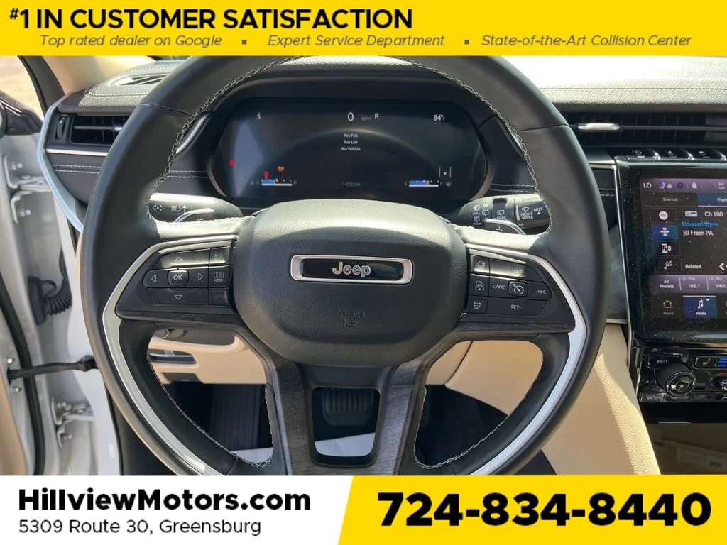 Certified Used 2021 Bright White Clearcoat Jeep Limited image 19