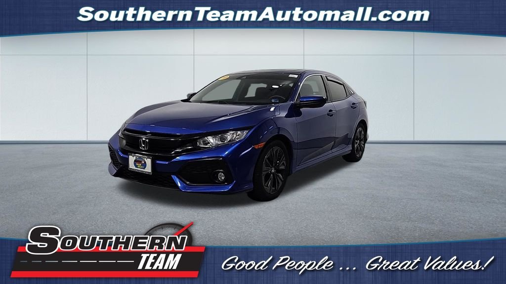 Used 2019 Blue Honda EX image 1