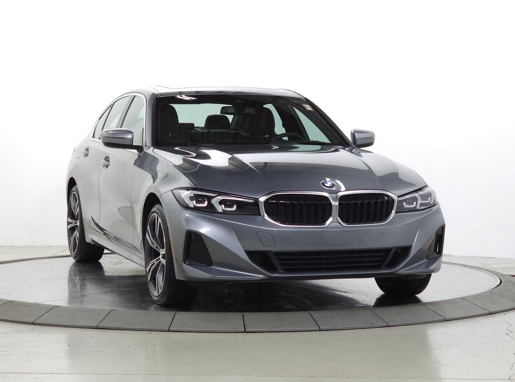 Used 2024 Gray Metallic BMW 330i xDrive image 1