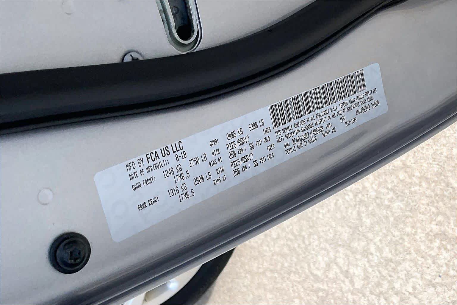 Used 2018 Billet Clearcoat Dodge SE image 34