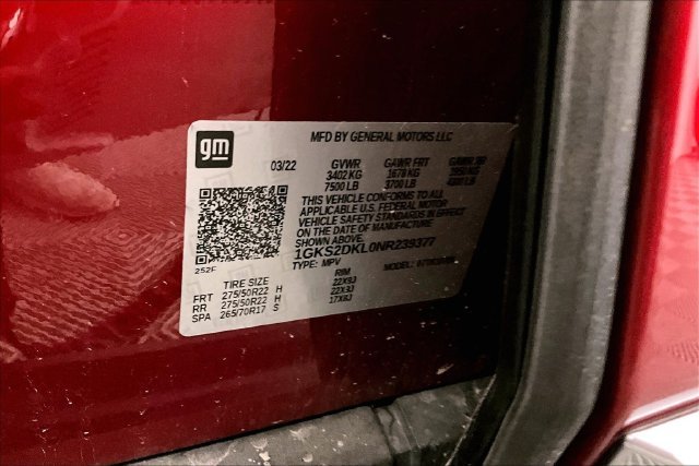 Used 2022 Cayenne Red Tintcoat GMC Denali image 41