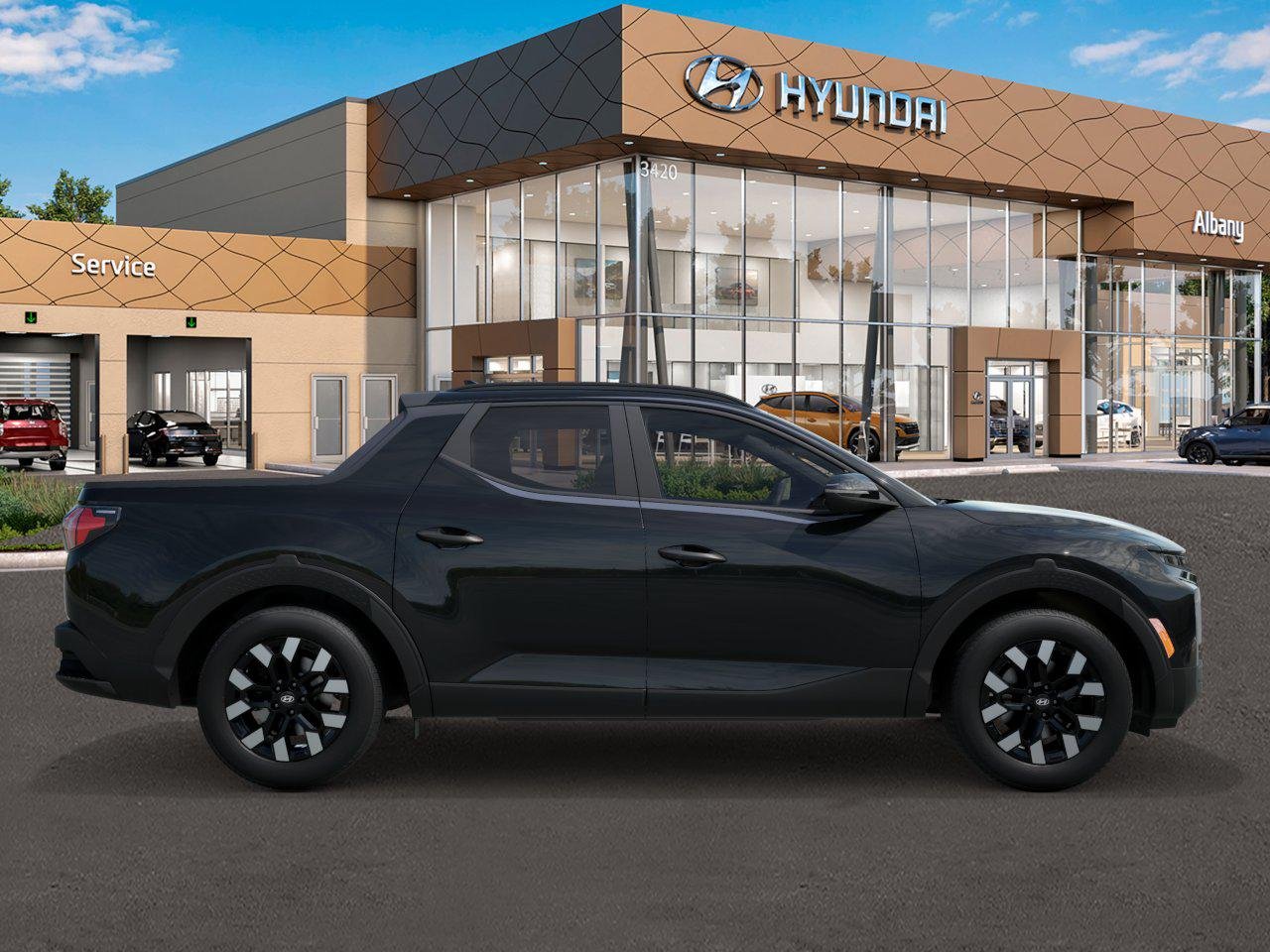 New 2026 Black Hyundai SEL AWD image 7