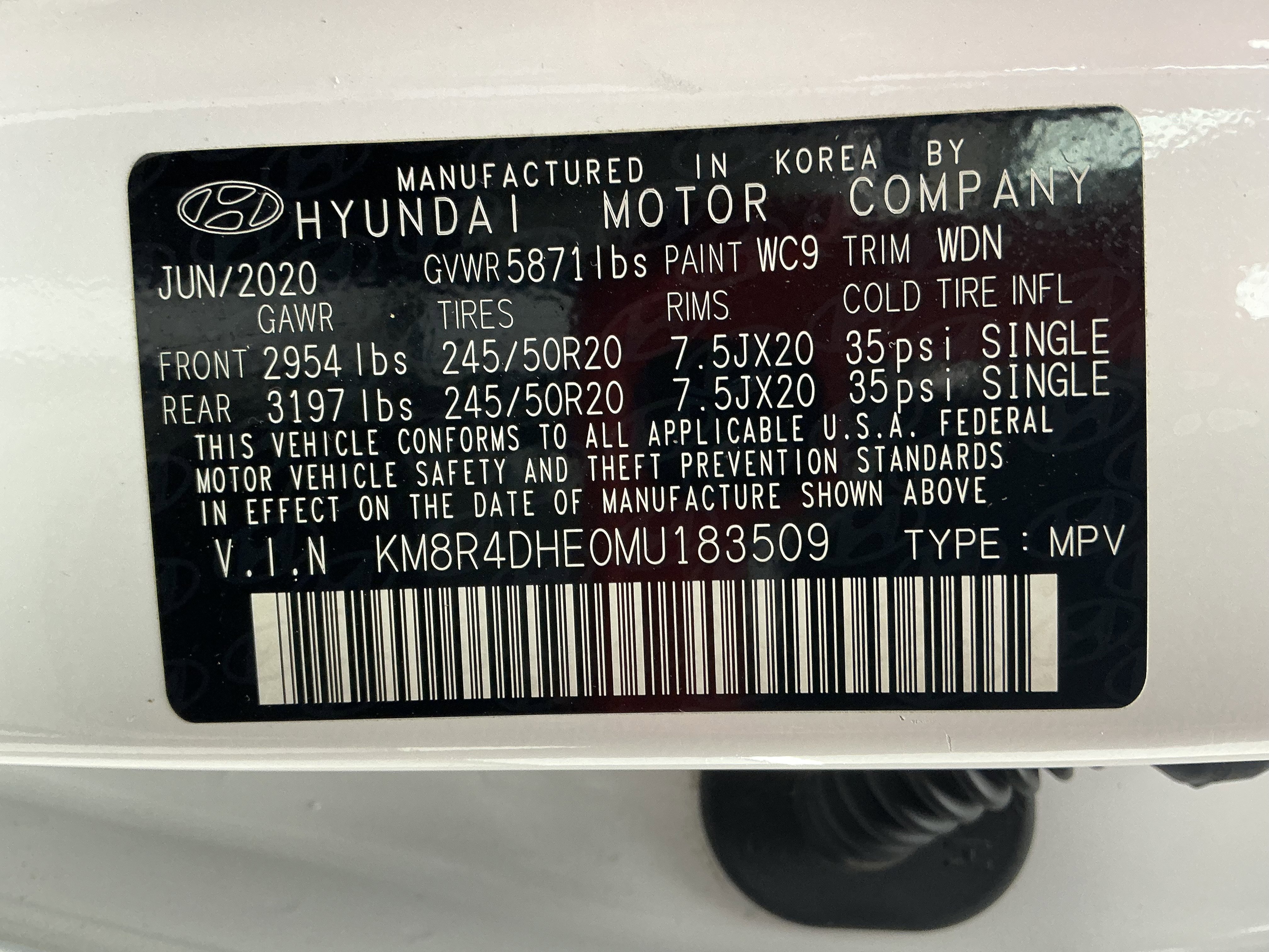 Used 2021 Hyper White Hyundai SEL image 14