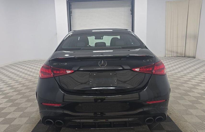Used 2024 Obsidian Black Metallic Mercedes-Benz AMG® C 43 image 4