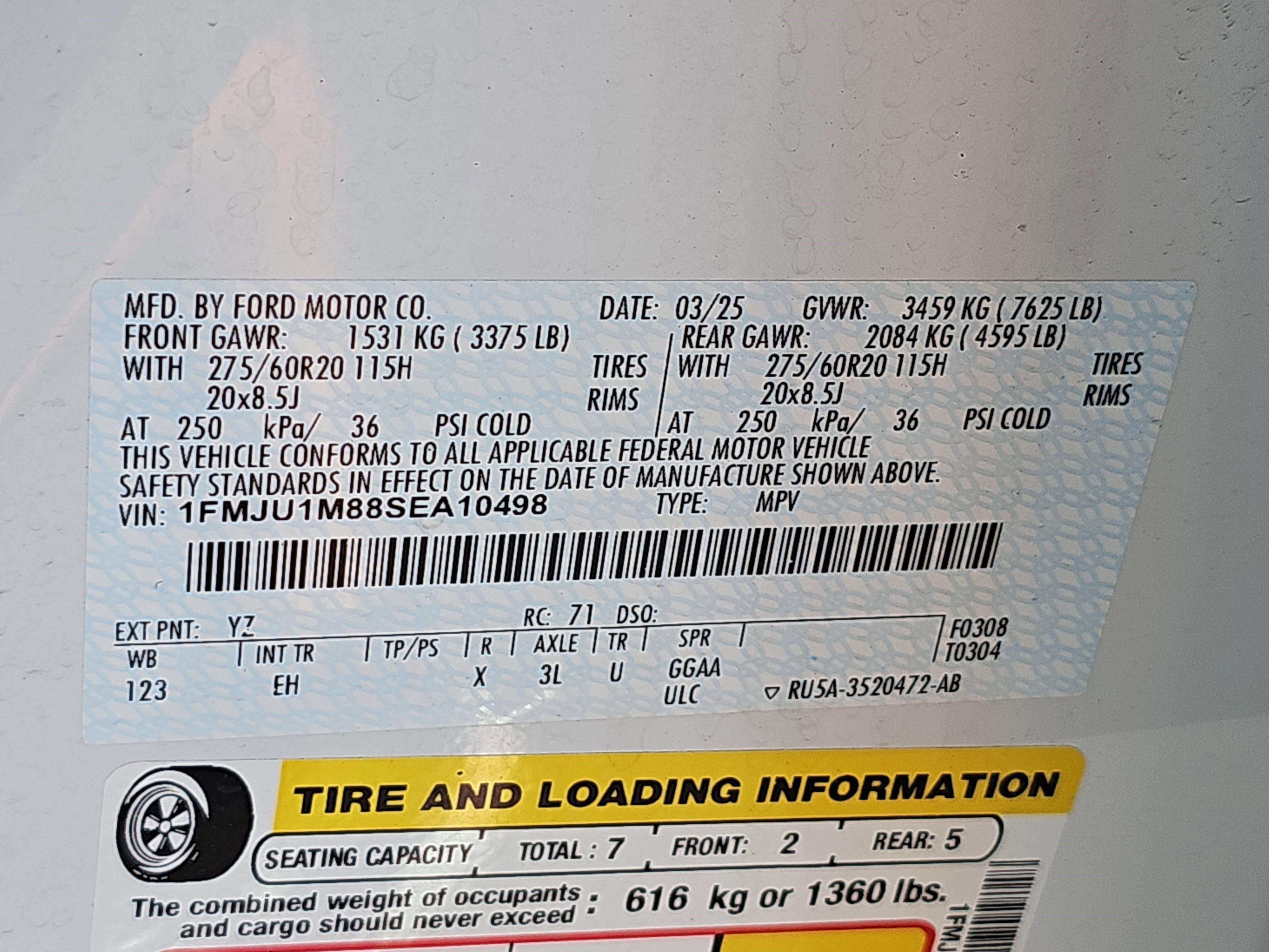 Certified Used 2025 Oxford White Ford Platinum image 31