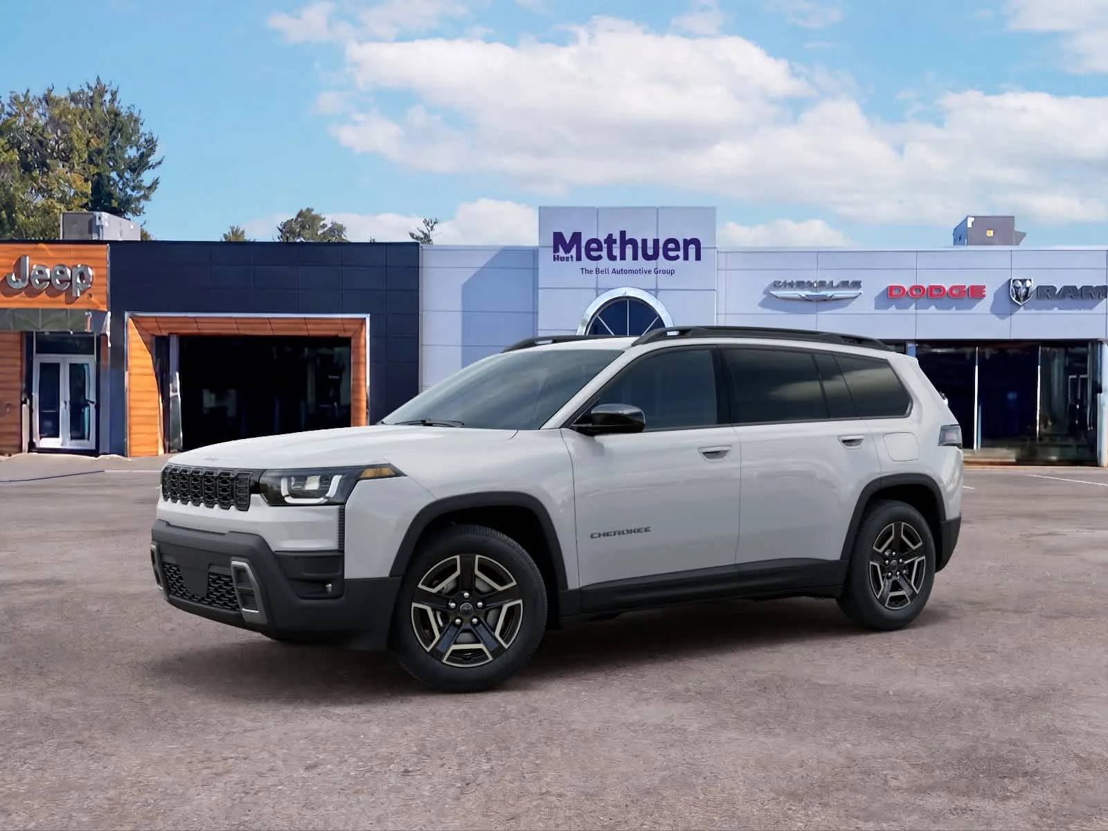 New 2026 Bright White Clear-Coat Exterior Paint Jeep Laredo image 2