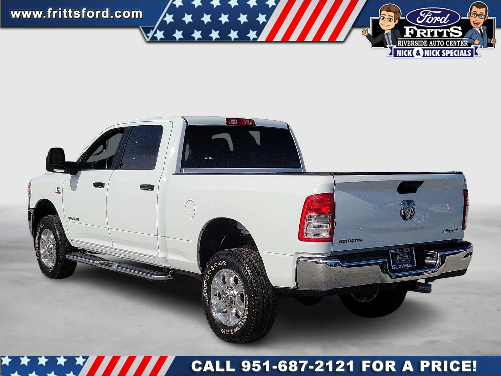 Certified Used 2024 Bright White Clearcoat Ram Big Horn Crew Cab 4x4 6'4