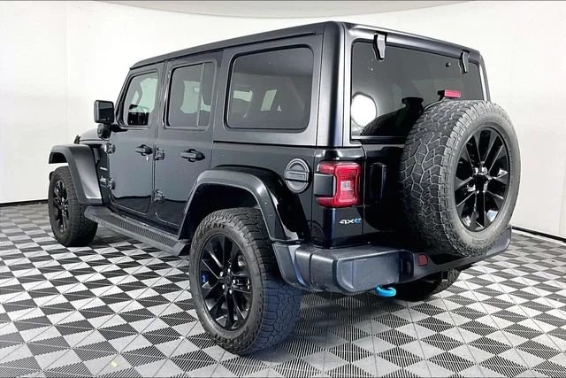 Used 2023 Black Jeep Sahara 4xe image 2