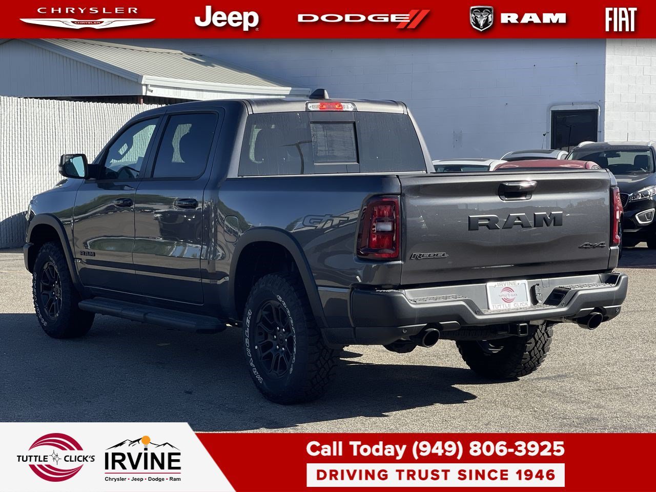 New 2026 Granite Crystal Metallic Clear-Coat Exterior Paint RAM Rebel image 4