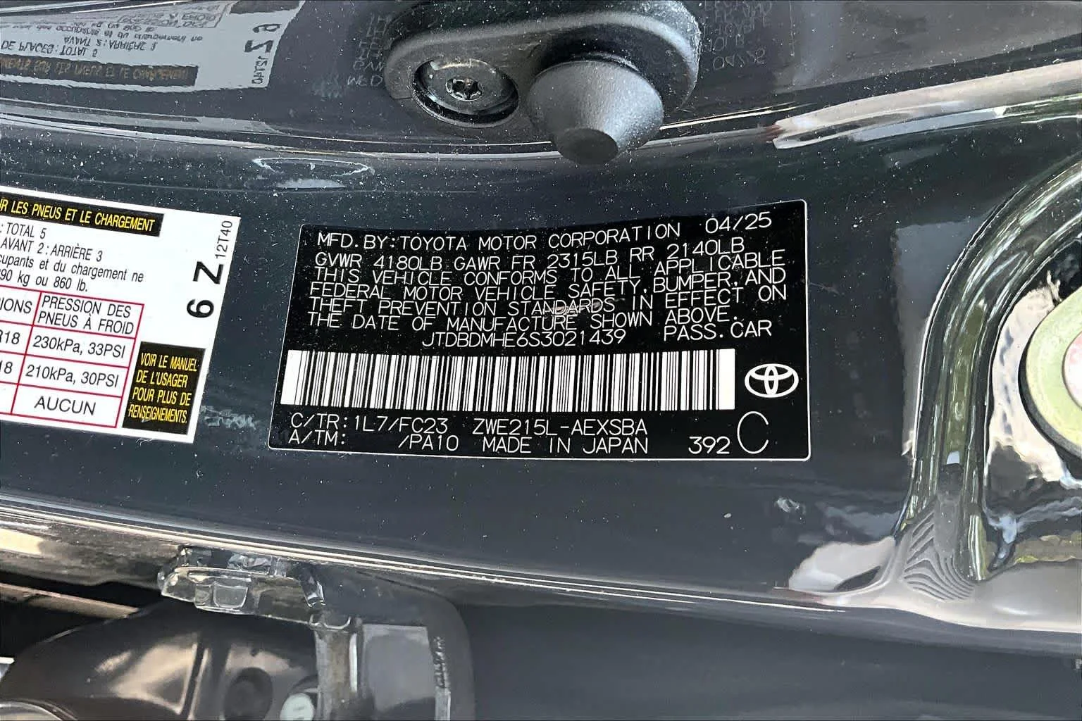 Used 2025 Underground Toyota Hybrid SE image 30