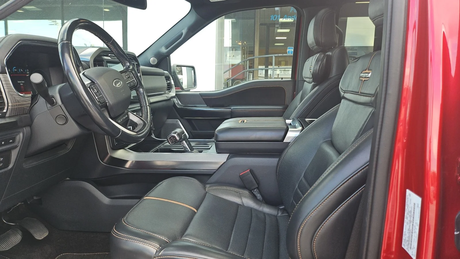 Used 2021 Red Ford Platinum 4WD image 9