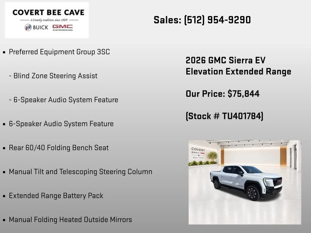 2026 GMC Sierra EV Elevation - Photo 13