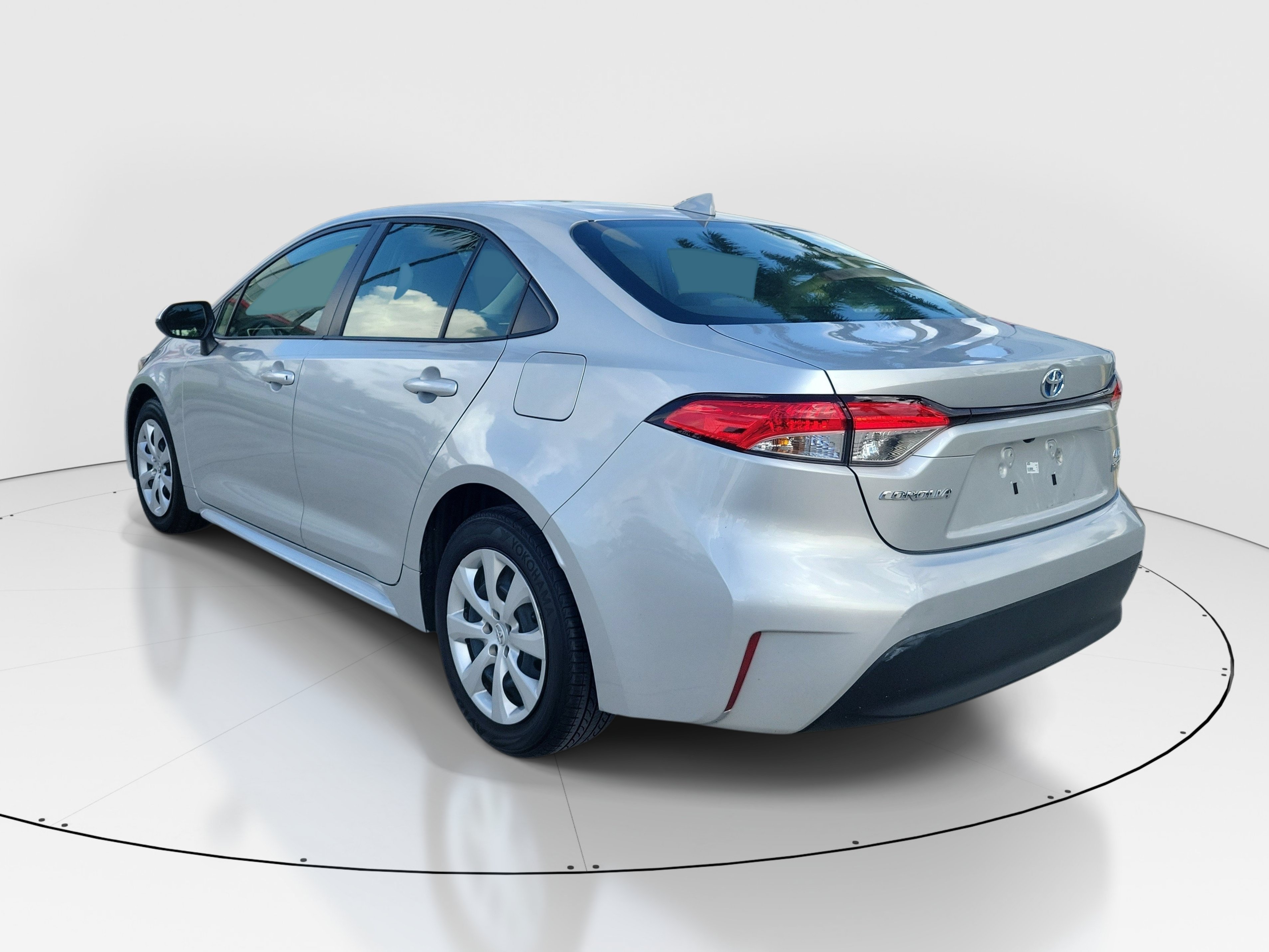 Used 2024 Classic Silver Metallic Toyota Hybrid LE image 5