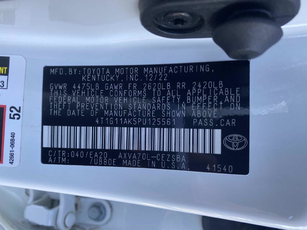 Certified Used 2023 Ice Toyota SE image 20