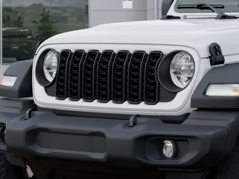 New 2026 Bright White Clear-Coat Exterior Paint Jeep Sport S image 11